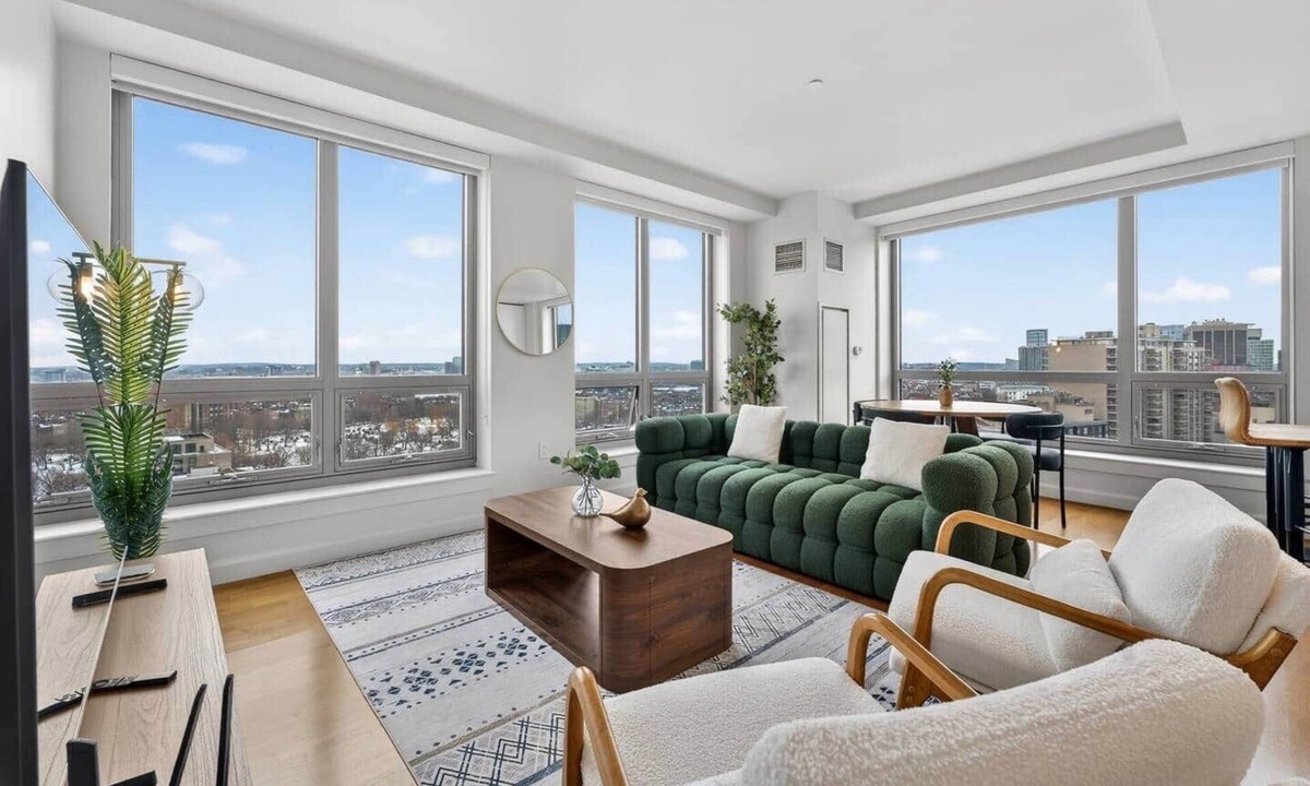 Downtown Boston Apartment | 2BR/2BA Downtown | Skyline Views + Luxury Comfort