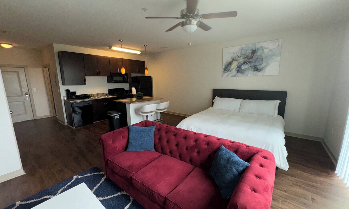 Birmingham Apartment | City View Studio Pool Gym Walk to UAB