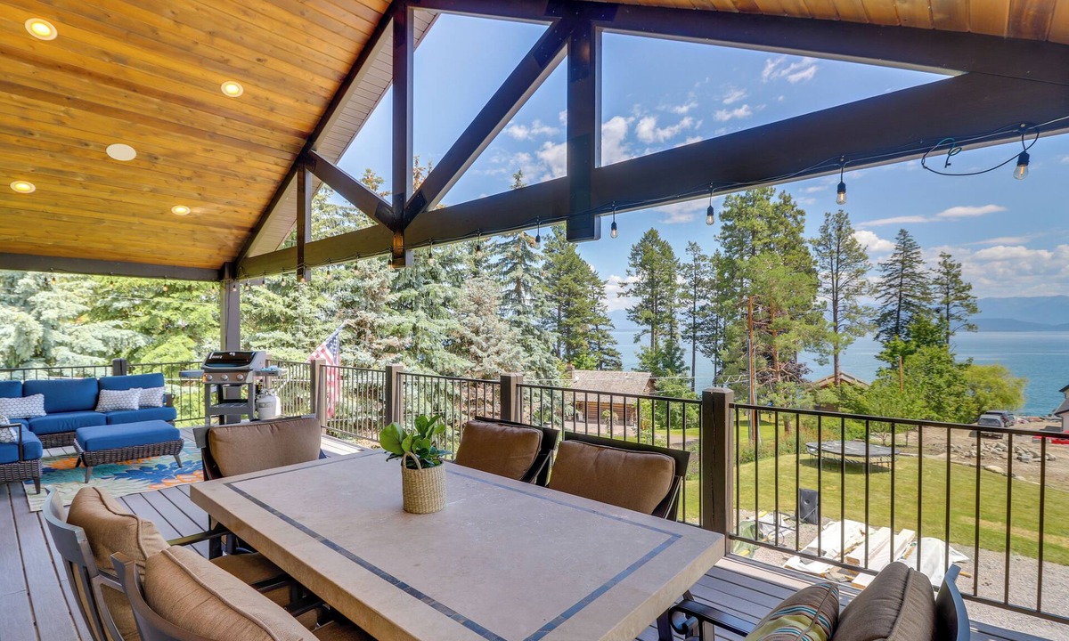 Lakeside House | ‘Flathead Lake Base Camp’ in Somers: Lake View!