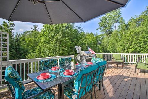 Conway House | Hot Tub & Private Beach Access! North Conway Home
