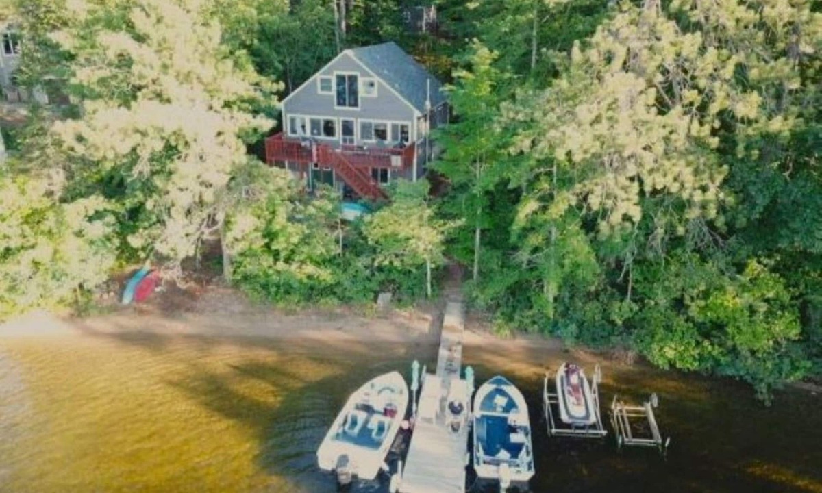 The Bays Cottage | Lakefront Cottage with 100' Sandy Beach, Dock, Views and Game Room.
