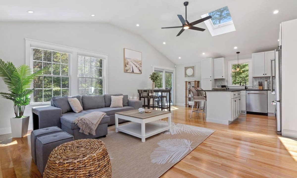 East Falmouth House | Modern Cape Fall Escape | Firepit, Game Room & Comfort