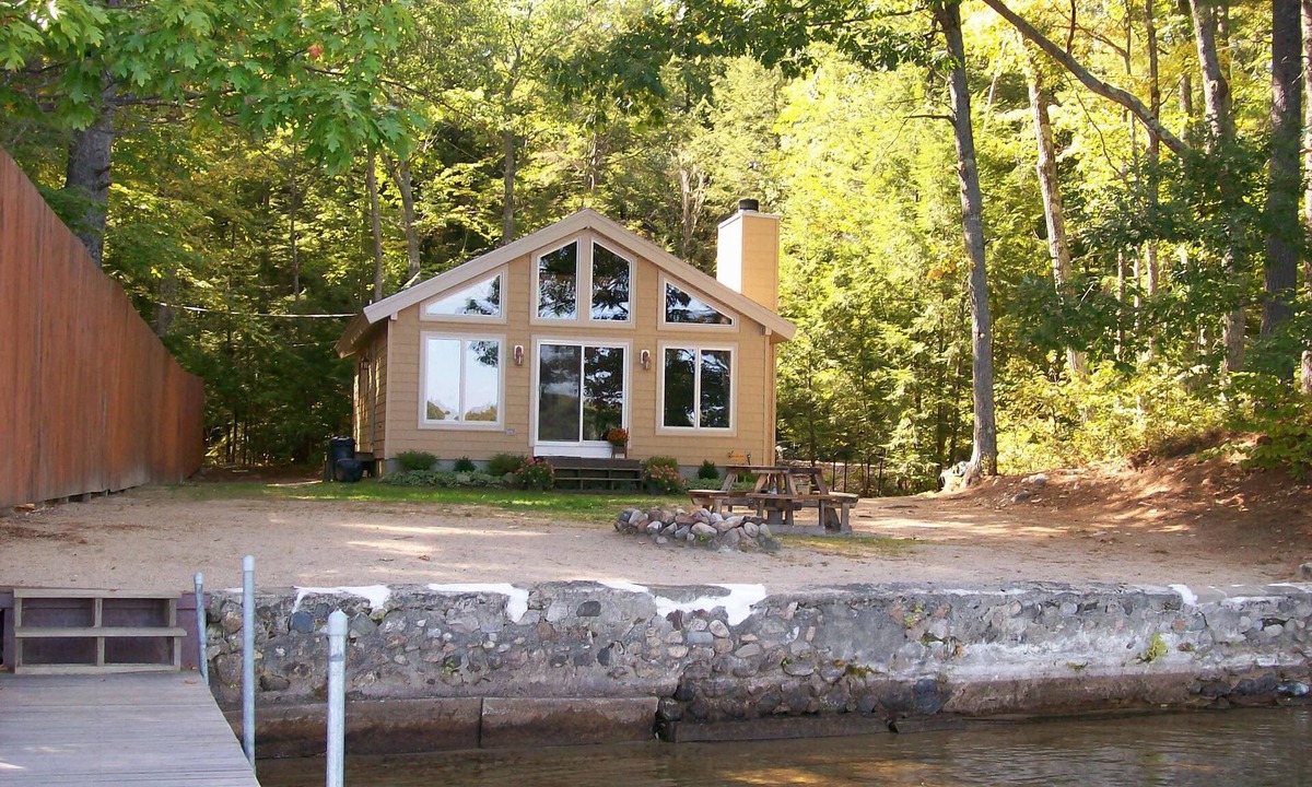 Bridgton Cottage | Pet-friendly Long Lake Home with Excellent Views and Shallow-Entry Waterfront