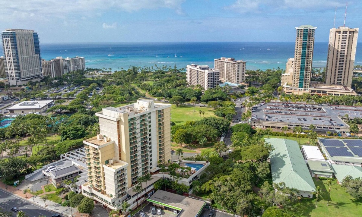 Waikiki Apartment | Private studio partial ocean/city view, no resort or cleaning fee, with parking!