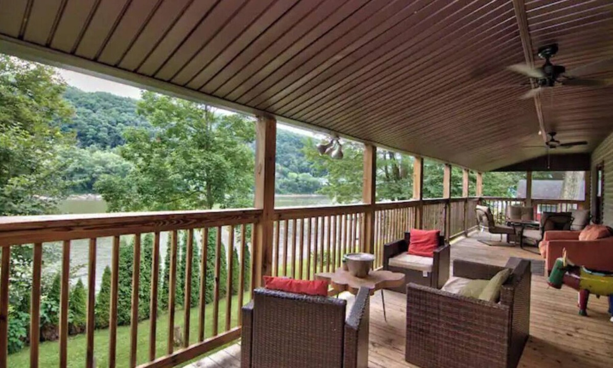 West Falls House | Riverfront Retreat For Kayaking, Fishing and Hot Tub