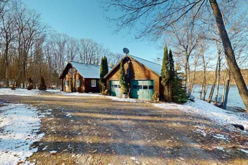 Boothbay House | Riverfront retreat with a furnished deck, washer/dryer & fast WiFi