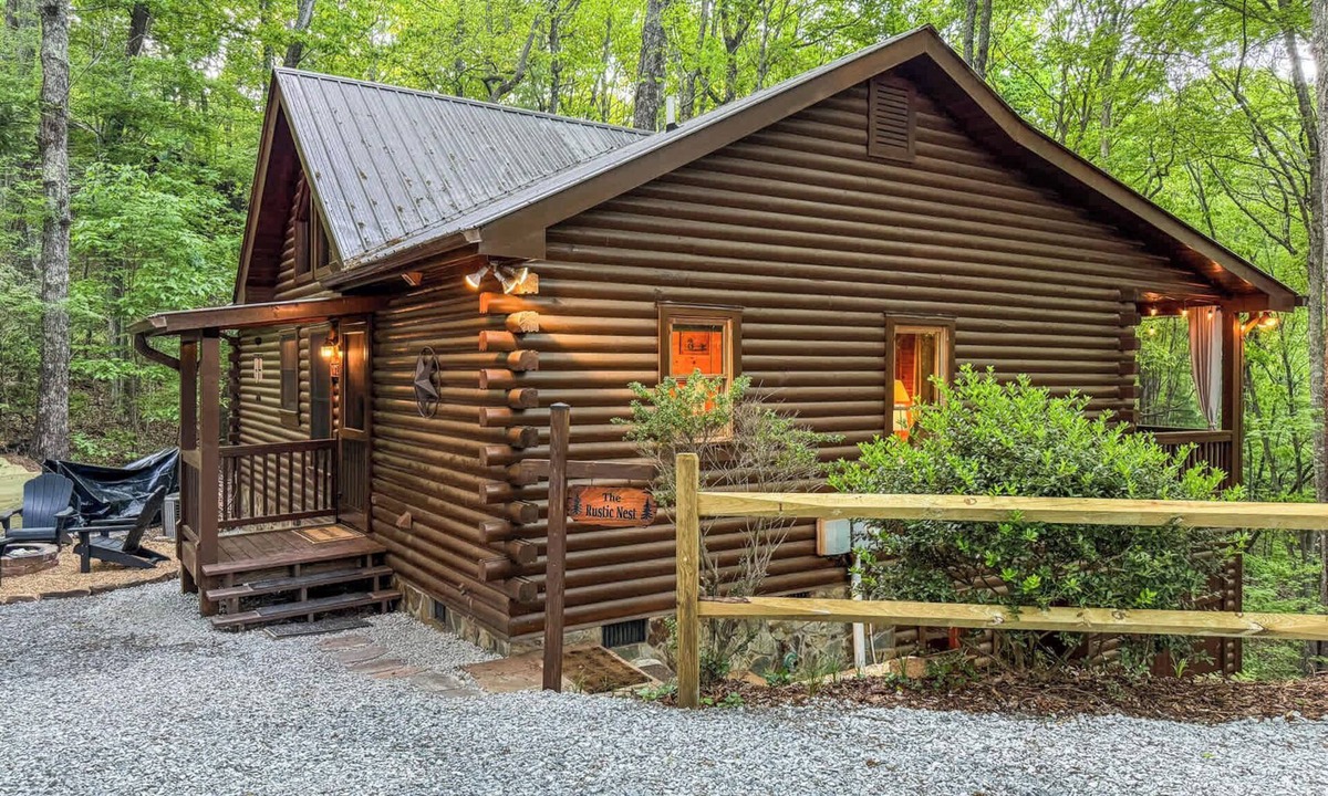 Blue Ridge Cabin | Rustic Nest - Quaint, cozy, dog friendly, hot tub