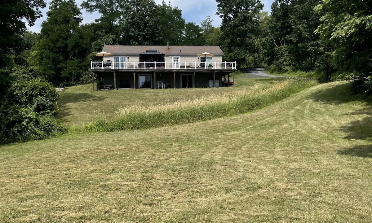 Catskill House | The Hideaway in the Catskills. Sprawling field and game room.