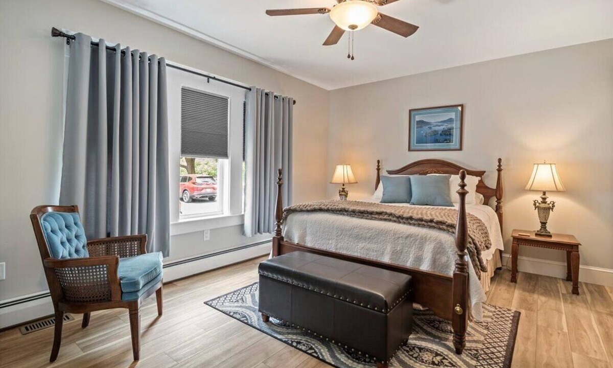 Glens Falls Condo | Upscale Downtown Glens Falls Suite — Walk to Museums, Shops & Dining