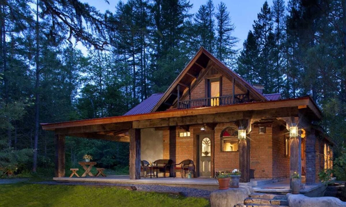 West Glacier House | West Glacier Adobe House