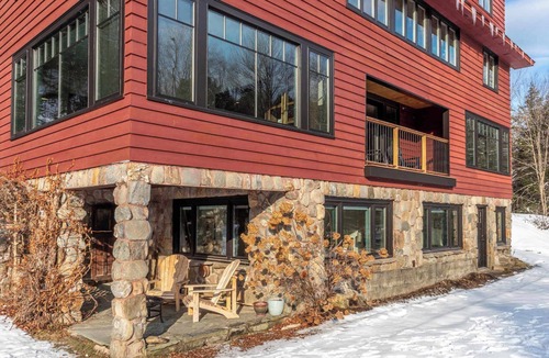 Stowe Area House | 2BR Stowe Mountain Unit | River & Ski Access