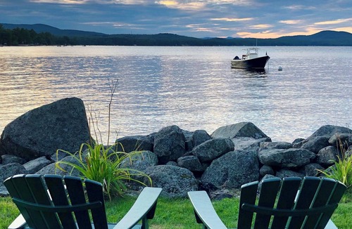 Standish Cottage | Authentic with Luxury Amenities With 250 Ft Of Private Sandy Frontage On Sebago