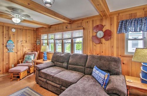 Sebago House | Beachfront Sebago Cottage w/Deck + Grill!