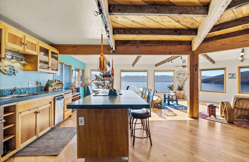 Northwest Montana - Glacier National Park House | Beautiful & unique home with large windows and deck that overlook Flathead Lake