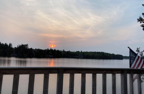 East Machias House | Beautiful waterfront home nestled on 4acres on Indian Lake! A perfect getaway!