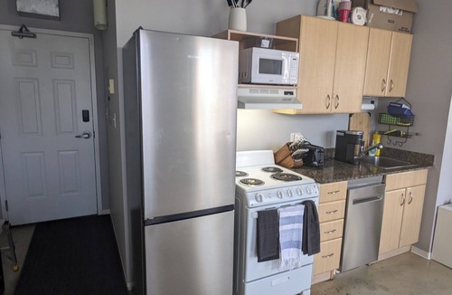Downtown Edmonton Apartment | Bright spacious loft located near Ice and Arts district downtown Edmonton