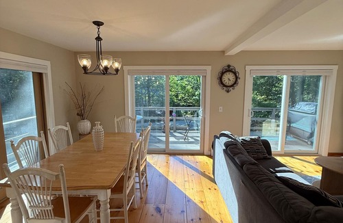 Eidelweiss Village House | Bright Updated Chalet Beaches, Deck, Workstations