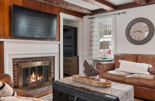 Gilmanton House | Charming Farm Loft, Mini Cows & Mtn Views
