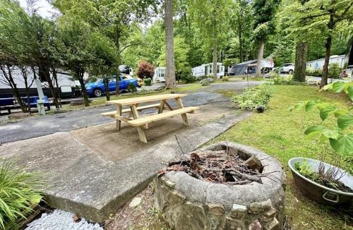 Gatlinburg Other | Crofty Bear - Empty RV Camping Lot in Gatlinburg
