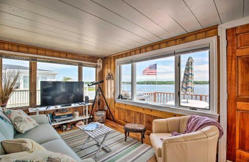 Wareham Center House | Deck & Beach Access: Waterfront Cape Cod Cottage