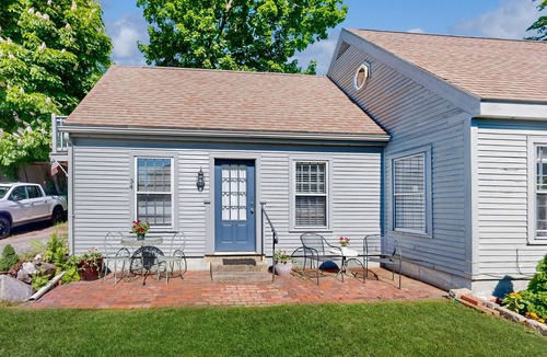 Wiscasset Apartment | Downtown, ground floor studio near the ocean w/patio, outdoor dining area & more