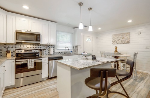 Collier Heights House | Fire Pit & Deck: Home 7 Mi to Mercedes-Benz!