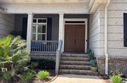 St. Simons Island House | Golf course-view home near beaches with deck, porch, grill, streaming, W/D, & AC
