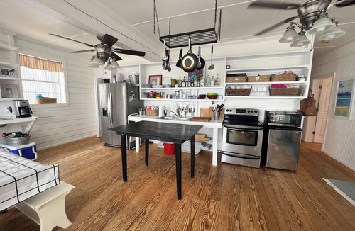 Freeport Cottage | Historical converted tavern surrounded by water, fabulous views, private dock.