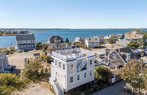 Newburyport House | Home with Rooftop Deck in Lovely Plum Island