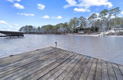 Greensboro House | Lakefront Architectural Wonder in Cozy Cove w Dock