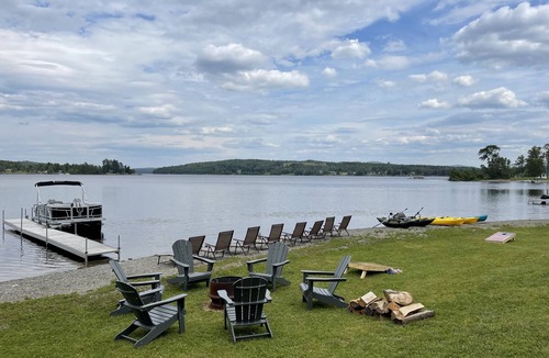 Eagle Lake Cottage | Lakefront cottage with private beach, near trails