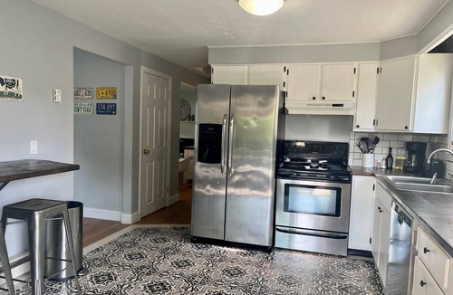 Narragansett House | Marvelous 4-bedroom, 2-bath home with AC and private backyard close to the beach