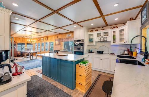 Finley Point Cabin | New Listing | Lakefront Cabin on Flathead Lake | Private Beach, Dock & Cherry Orchard