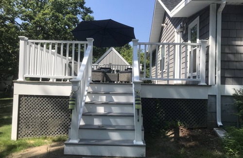 Wareham Cottage | Newly Renov. Water Front Cottage w/Deck, Fire Pit-Short Stroll to Private Beach