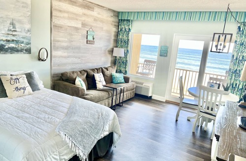 Hampton Condo | Oceanfront, private balcony with amazing panoramic views of Atlantic Ocean
