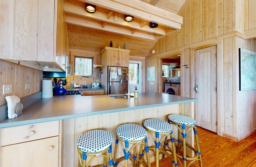 Brooklin House | Oceanfront retreat with sunrise views, screened porch, & deck