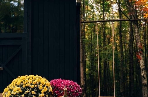 Bovina Center Cabin | Off-Grid Tiny Cabin Retreat with Fire Pit & Forest Views in Bovina, New York