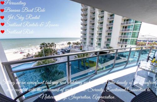 Downtown Myrtle Beach Apartment | Panoramic Oceanfront Condo OO 3rd Floor