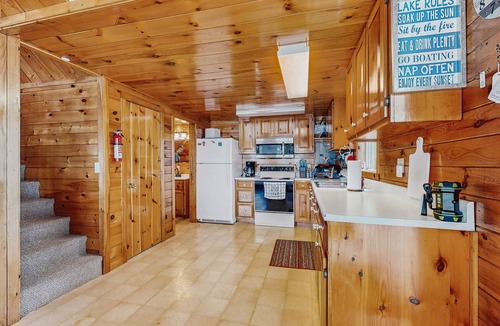 Otis House | Peaceful Lakefront Escape with Outdoor Dining, Beach Access, Deck & Firepit
