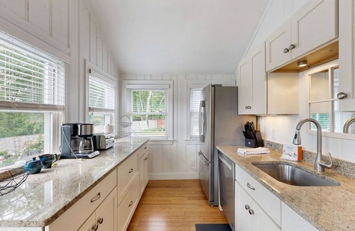 Pocasset House | Peaceful Marshview Escape with Sunroom AC and Firepit Near the Beach