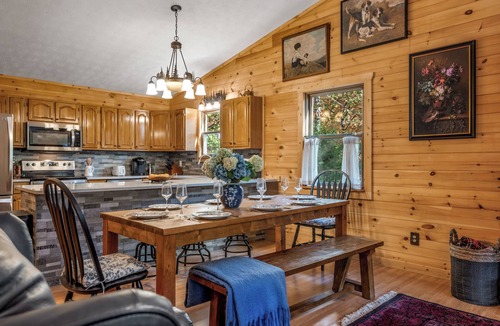 Cosby Cabin | Private and Spacious Cabin with Hot Tub, Pool Table and Arcade