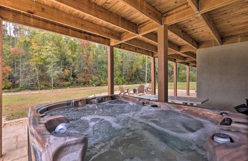 Purlear House | Private Mountain Creekside Cabin, with Hot Tub