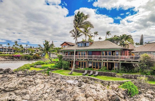 Napili Villa | Private Ocean Front Estate on Turtle Cove, Napili. Spectacular views & location!