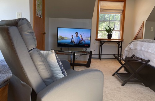 Wolfeboro House | Private Spacious & Sunny Bedroom and Bath in home