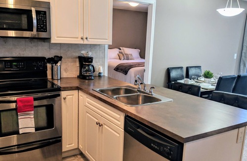 Stony Plain Condo | Quiet 2BR2Bath Close to Westview U/G Parking
