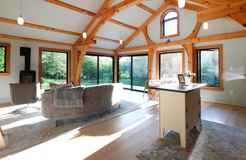 Spring Mills Cabin | Restorative Spring Mills Retreat w/ Pond!