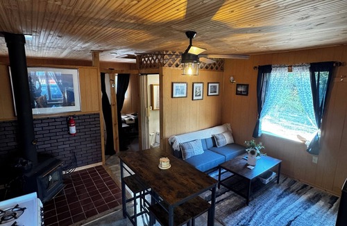Susitna North Cabin | Rustic Red Retreat