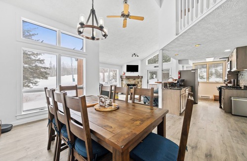 Rangeley Condo | Saddleback | Rock Pond 34 | Ski in/out | Pet friendly