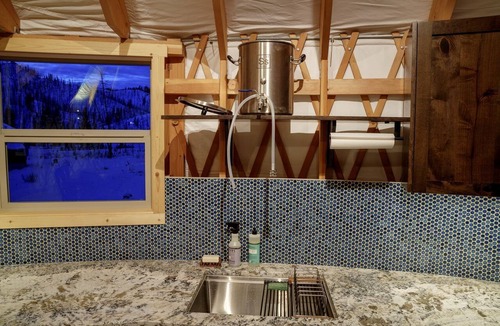 Boise County Cabin | Secluded Modern Yurt with Sauna Perfect for Small Groups in Boise, Idaho