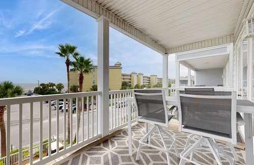 Folly Beach Villa | Second-level abode w/ocean views, private balcony, shared pool
